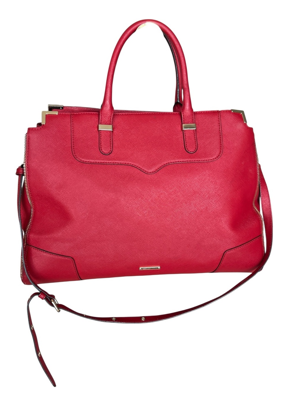 Rebecca Minkoff Red Structured Shoulder Tote Size L